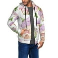 thumbnail image 3 of Zip Up Hoodies for Men - mushroom fairy house Long Sleeve Comfrt Men'S Fashion Hoodies & Sweatshirts, Jackets for Men Hoodies Pullover Clothing Clothes with Pouch, 3 of 5