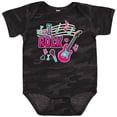 thumbnail image 3 of Inktastic I Rock with Guitar Microphone and Music Notes Boys or Girls Baby Bodysuit, 3 of 5