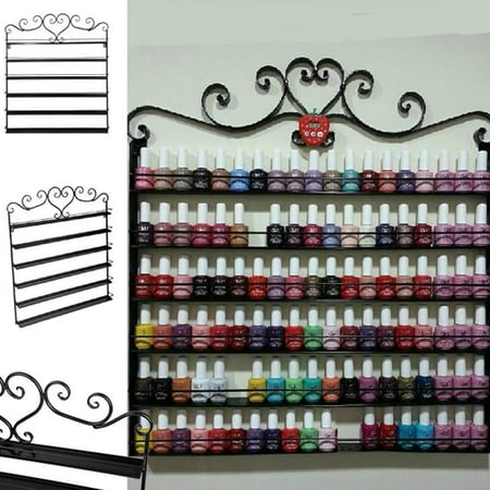 Nail Polish Display Wall Rack Fit Up To 108 Bottles Heart Art Nail Rack PAGACAT Nail Polish Display Wall Rack Fit Up To 108 Bottles Heart Art Nail Rack PAGACAT