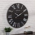 thumbnail image 3 of FirsTime & Co. Black Midnight Planks Wall Clock, Farmhouse, Analog, 29 x 2 x 29 in, 3 of 6