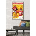 thumbnail image 2 of NFL Kansas City Chiefs - Patrick Mahomes II 20 Wall Poster, 22.375" x 34", Framed, 2 of 6