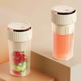 thumbnail image 3 of Licuadora PortáTil de 450 Ml, Exprimidores EléCtricos, Mezcladores de Frutas, Minilicuadora Recargable por USB, Exprimidor Personal, 6 Cortadores, 3 of 10