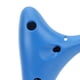 thumbnail image 4 of Ocarina Instrumento de viento portátil de plástico de 12 agujeros azul para principiantes profesionales, 4 of 8
