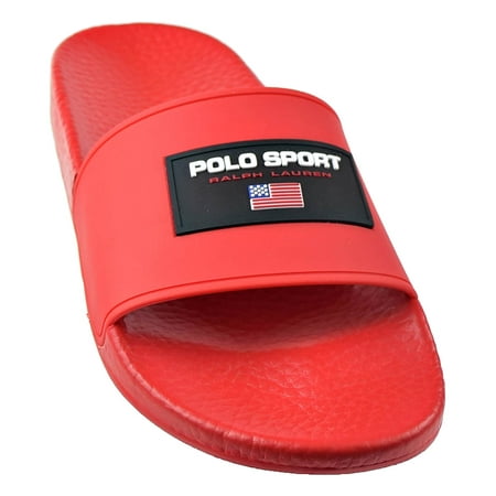 

Polo Ralph Lauren Sport Men s Slides Red 809841217-006