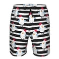 thumbnail image 3 of Zufioo Cute Chicken for Men's Casual Beach Shorts, Sports Fitness Quick-drying Drawstring Shorts with Pockets for Home Wear-Medium, 3 of 6