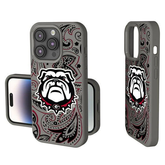Georgia Bulldogs Paisley iPhone Soft Touch Case