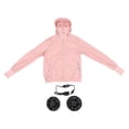 thumbnail image 1 of Ropa con aire acondicionado, chaqueta de verano con aire acondicionado, chaqueta con ventilador, ropa de ciclismo con protección solar, talla M, rosa, 1 of 14