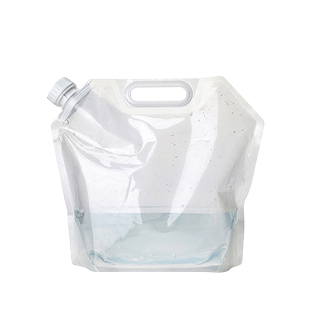 Bolsa de agua plegable Soidarity 5/10/15L contenedor de agua con asa incrustada