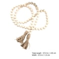 thumbnail image 6 of JIAHUI Wood Bead Garland with Tassels Farmhouse Beads Rustic Home Country Decor, 6 of 9