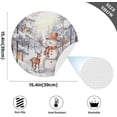 thumbnail image 4 of GZHJMY Cute Christmas Snowman Placemats Set of 4 Non-Slip Heat Resistant Dining Table Place Mats Washable Kitchen PVC Weave Table Mats Table Mat, 4 of 7