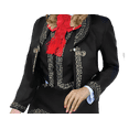 thumbnail image 2 of Traje de charro para mujer Rev Traje de charro negro de mujer, 2 of 2
