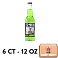 thumbnail image 2 of Jones Green Apple Soda, 12 oz, 6 Glass Bottles, 2 of 5