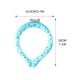 thumbnail image 3 of Fiudx Dispositivo de Anillo de Hielo, Anillo de Cuello Refrescante Portátil para Verano, Banda de Cuello Ligera de Pcm, Tecnología de Congelación Natural, Uso En Deportes Al Aire Libre, Alivio Refres, 3 of 6