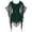 A-Green28, variant on Women's Lace Up Cold Shoulder Blouse Gothic Lace Trim Evening Party Flowy Tunic
