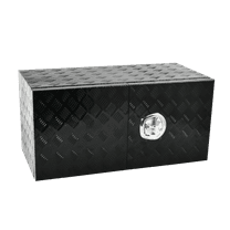 36"x18"x18" Aluminum Truck Bed Tool Box Underbody Storage w/ Barn Door Key