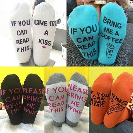 

Unisex wine socks If You can read this Bring Me a Glass of Wine Men Women Socks