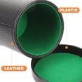 thumbnail image 2 of LEEYNEERLeather Dice Cup with Lid for Family Game Farkle ( ), 2 of 4