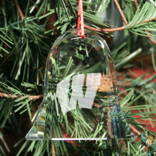 NEW U of WISCONSIN/BADGERS Officially Licensed Bell Tree Ornament 