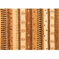 thumbnail image 1 of Ahgly Company Indoor Rectangle Abstract Orange Contemporary Area Rugs, 5' x 8', 1 of 1