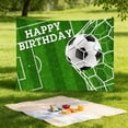 thumbnail image 6 of Homekingdee Soccer Backdrop 50x27.6in - Football Party Decorations Background Curtain for Birthday Photos Booth Sports Theme Event Wall Decor, 6 of 6