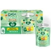 GoGo squeeZ Happy BrainZ Apple Banana Pineapple Orange Snack Pouches, 3.2 oz, 10 Pack