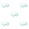 thumbnail image 1 of maskred Adult Optical Trial Lens Frame Eyeglasses Optometry Optician Tool Optic Blue 66mm 5Set, 1 of 6