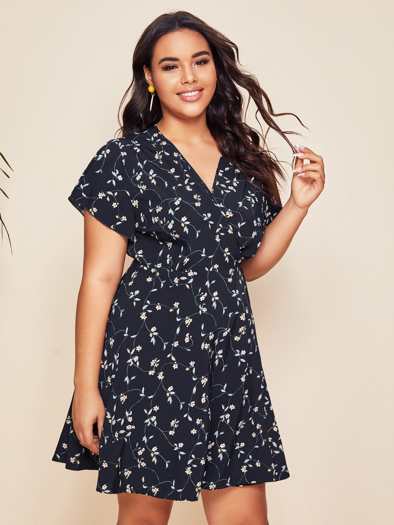 side wrap dress