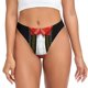 thumbnail image 1 of Balery CHARRO SUIT Tangas de Algodón para Mujer con Estampado – Ropa Interior Sexy, Transpirable, G-string-X-Small, 1 of 6