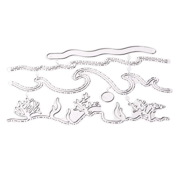 Lacework Carbon Steel Floral Cutting Dies Card Making Paper Craft Gifts Packing Decors