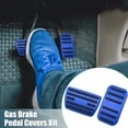 thumbnail image 2 of Gas Brake Pedal Cover for Honda Civic 2016 2017 2018 2019 2020 2021 Anti Slip Aluminum Alloy Foot Pedal Pads Kit Blue, 2 of 6