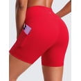 thumbnail image 2 of CRZ YOGA Butterluxe Biker Shorts Pockets 5" High Waisted Workout Athletic Yoga Womens, 2 of 4
