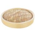 thumbnail image 1 of Inteprter Cesta de vapor de bambú para cocina, vaporera para bolas de hervida de comida asiática Electrodomésticos Tapa de 7.9 pulgadas, 1 of 1