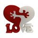 thumbnail image 1 of Puzzle de corazón, figura artística, escultura tallada a mano, duradera y lisa, ideal para San Valentín, aniversario de boda y decoración romántica, 1 of 7