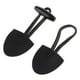 thumbnail image 3 of 12 Pares De Botón De Palanca De Cuerno de material cuero DIY Duffle Coat Fastener Hebilla Negro, 3 of 7