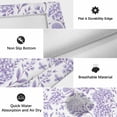 thumbnail image 6 of Purple Flowers Outdoor Rug for Patio/Deck/Porch, Non-Slip Large Area Rug 5 x 7 Ft, Botanical Floral Vintage Wildflower Indoor Outdoor Rugs Washable Area Rugs, Reversible Camping Rug Carpet Runner, 6 of 8