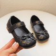 thumbnail image 3 of Zapatos de primavera para niños, zapatos de princesa para niñas, zapatos de cuero con lazo, zapatos de una sola capa con suela suave, zapatos de baile, 3 of 6