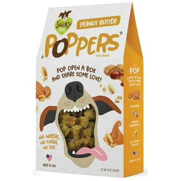 Etta Says! Snicky Snacks Dog Poppers Peanut Butter 10 oz.