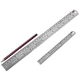 thumbnail image 2 of Combination Square Ruler Stainless Steel Rulers Metal Ruler Kit for Home Office, 2 of 8