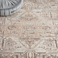 thumbnail image 6 of SAFAVIEH Vintage Persian Amadine Medallion Polyester Area Rug, Brown/Beige, 9' x 12', 6 of 8