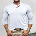 thumbnail image 2 of VJATTWR Men's Heavy Long Sleeve T-Shirt, Adult Men Long Sleeve T-Shirt Classic Fit Tee Xl, 2 of 9