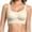 Beige, variant on LIUYUNNN Seamless Push Up Breathable Letter Pattern Fixed Cup Racerback Bra Wirefree 2 Cup Push up Bra Pack of Bras for Women Push up T Back Sports Bras for Women 36c Push up Bras for Women, Size L