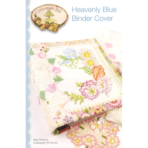 Crabapple Hill Heavenly Blue Binder Cover Ptrn