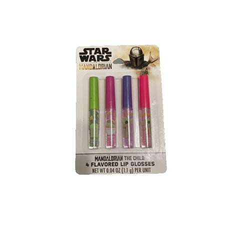 Star Wars the Mandalorian 4 Flavored lip Glosses