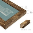 thumbnail image 2 of Hepplewhite Desk & Bookcase III - Framed Print w/glass - Walnut, 2 of 8