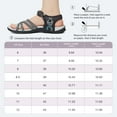 thumbnail image 6 of MEGNYA Hiking Sandals for Women, Comfortable Walking Sandals Hook Loop Strap, Sports Lightweight Slides, 6 of 8