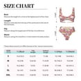 thumbnail image 4 of Kdxio Cartoon Chicken Print Women's 2 Piece High Waisted Wrap Spaghetti Strap Summer Swimsuit Bikini Set-Medium, 4 of 7