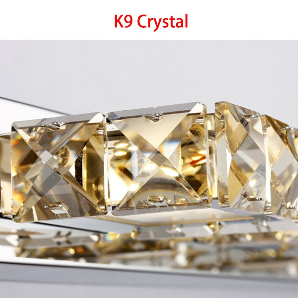 DENEST LED Light Crystal Glass Lamp Bathroom Light Vanity Wall Light Mirror Wall Lights