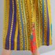 thumbnail image 3 of Vestido vintage de lino de algodón para mujer, estampado floral geométrico, cuello redondo MABOTO Amarillo, 3 of 7