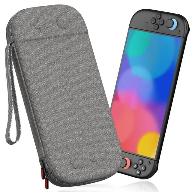 Hard Shell Case Compatible with Nintendo Switch 2 with 12 Game Card Slots, Travel-Protective Case & Accessories Pouch