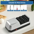 thumbnail image 3 of Electric Knife Sharpener Multifunctional 3-Stage Slots Kitchen Knives Sharpening System, 3 of 8